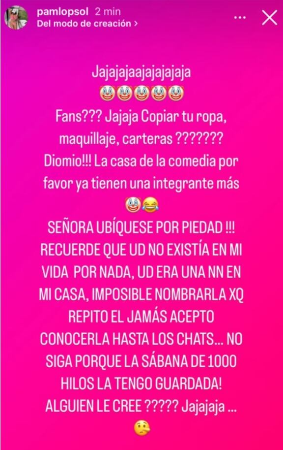 (Foto: Instagram Pamela López)