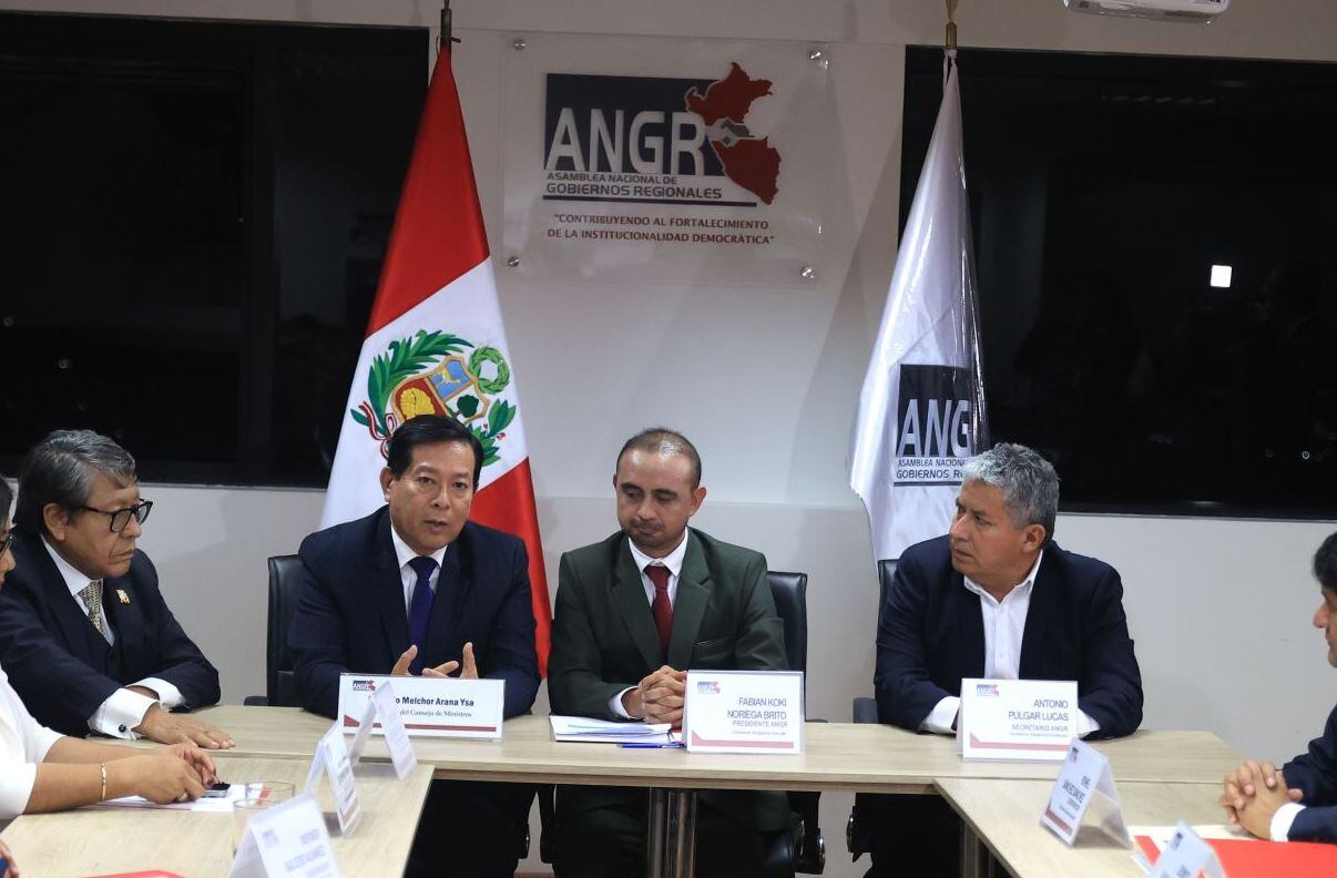 La ANGR se reunió con Eduardo Arana como primer ministro la semana pasada. (Foto: Andina)
