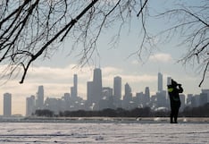 Sensación bajo cero y zonas congeladas por el frente ártico: Chicago con las temperaturas más bajas en años