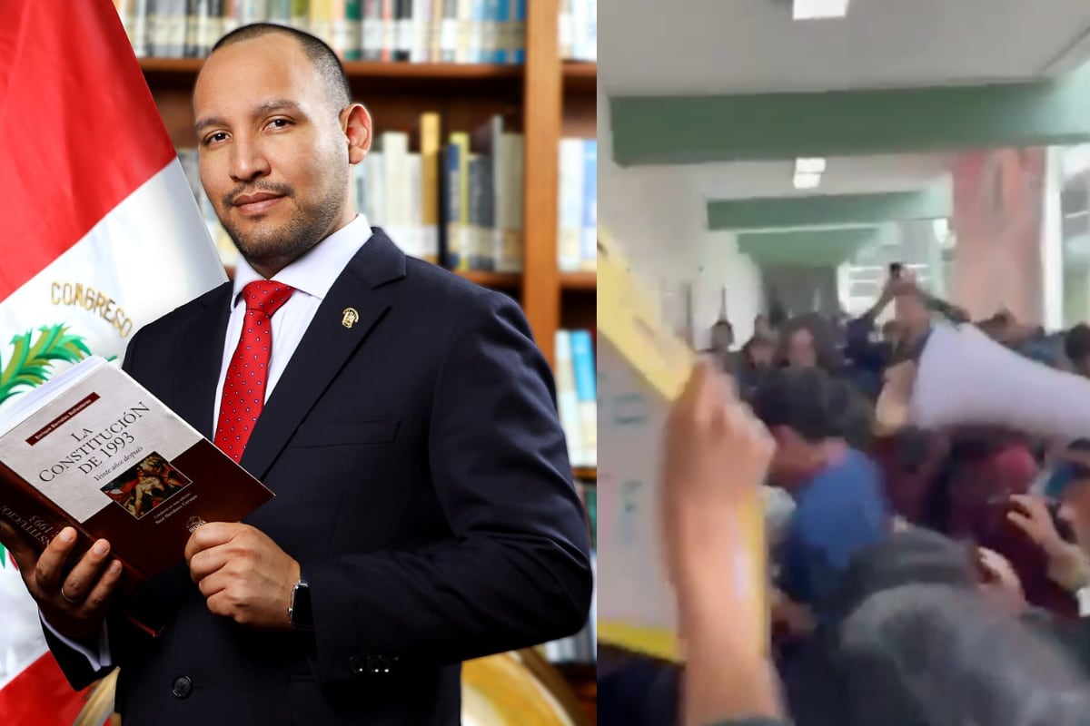 El legislador de derecha anunció que reprogramarán el evento. Foto: composición EC/difusión