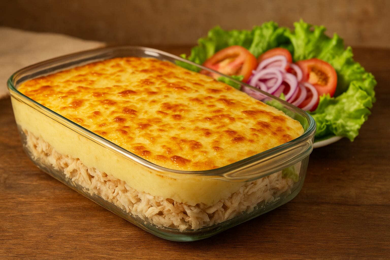 Pastel de pescado. (Foto: Chatgpt)