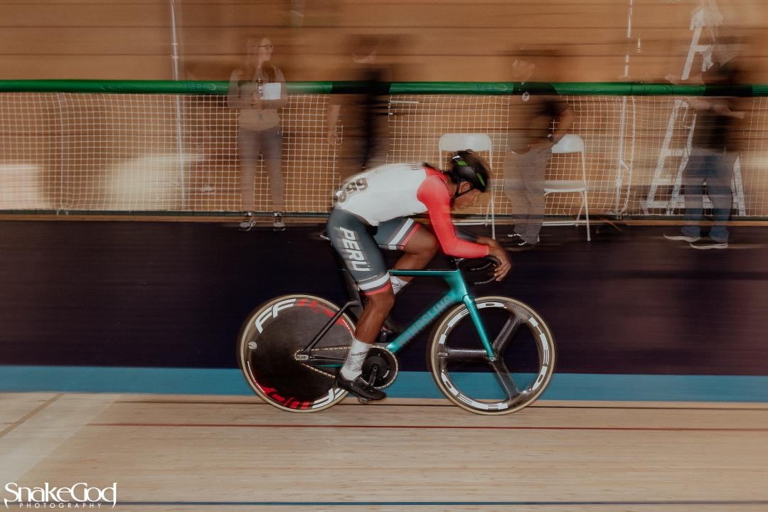 Gonzalo Olivos quedó como 4to puesto en la carrera de Eliminación en el campeonato panamericano de Pista 2023. (Foto: SnakeGod)