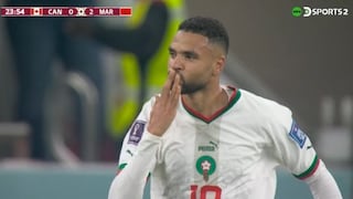 Derechazo y a celebrar: En-Nesyri puso el 2-0 de Marruecos vs. Canadá | VIDEO