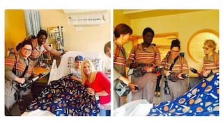 Las nuevas ‘cazafantasmas’ visitan un hospital de niños