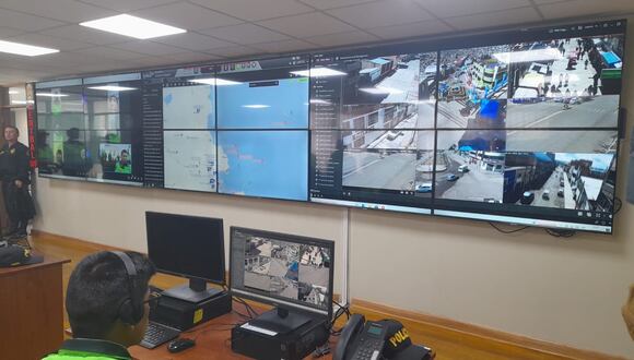 Realizan control a centros de videovigilancia en los distritos. Foto: GEC/referencial