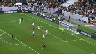 México vs. Canadá: Jonathan Dos Santos y la volea que estuvo cerca de abrir el marcador | VIDEO