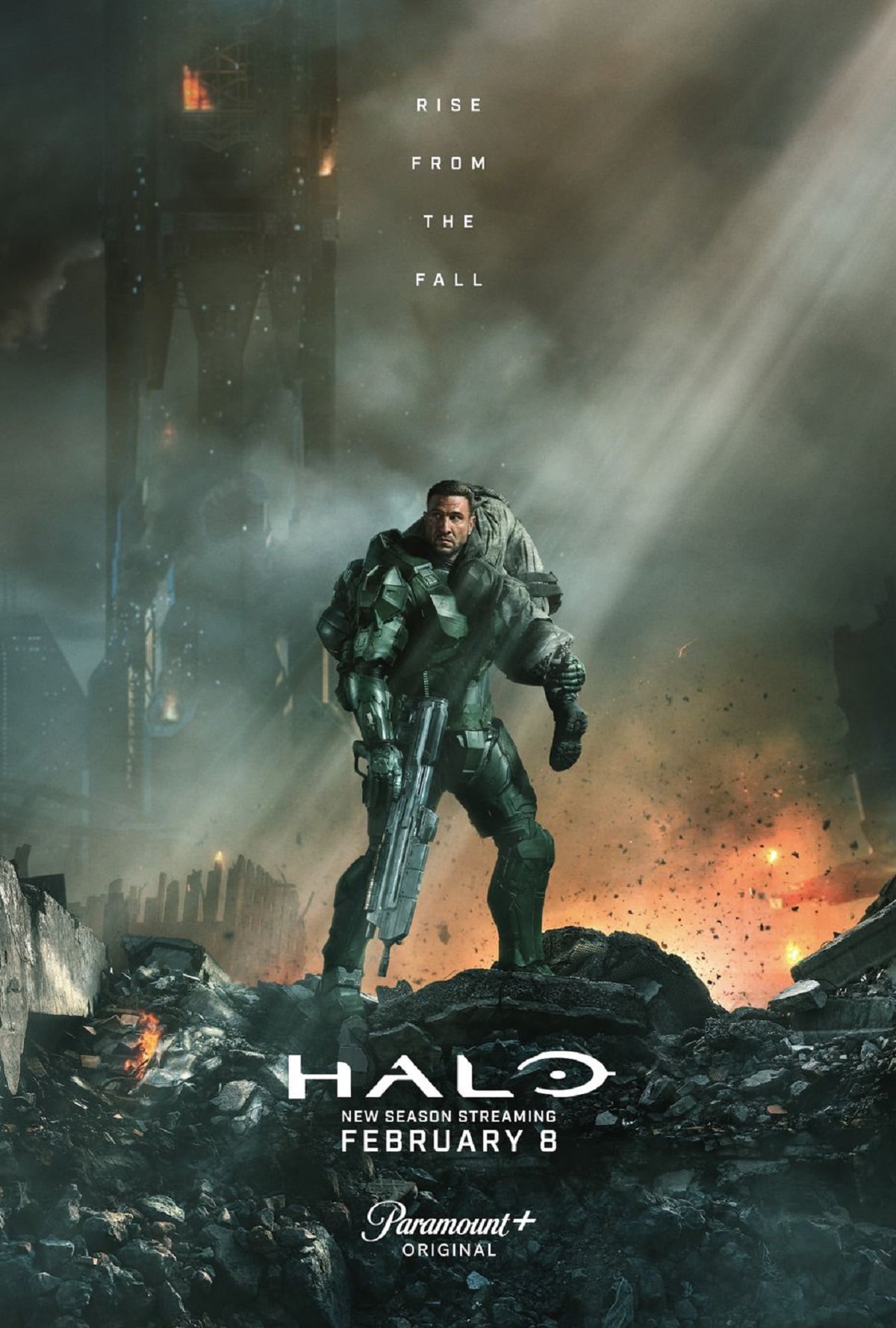 Afiche de la segunda temporada de "Halo" (Foto: Paramount+)