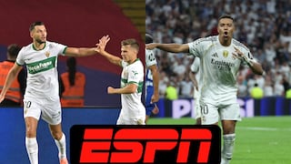 ESPN transmitió el partido Real Madrid vs. Elche por LaLiga (23/11/25)