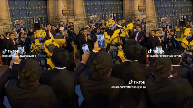 Cusco: así fue el baile viral de Bumblebee de ‘Transformers’ que causó sensación en la ciudad 