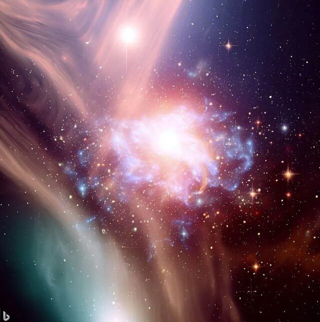 El Big Bang fue una explosión masiva.