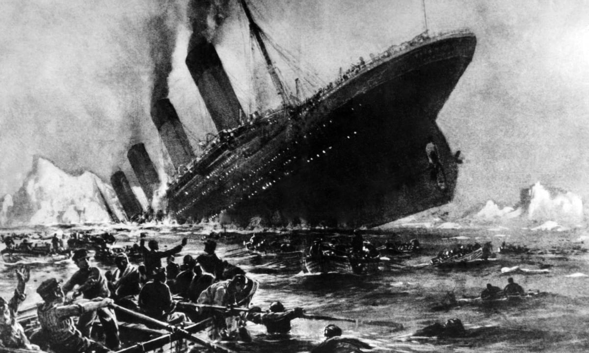 El 14 de abril de 1912, el Titanic se hundió tras estrellarse con un iceberg en el Océano Atlántico camino hacia los Estados Unidos. (Foto: AFP)