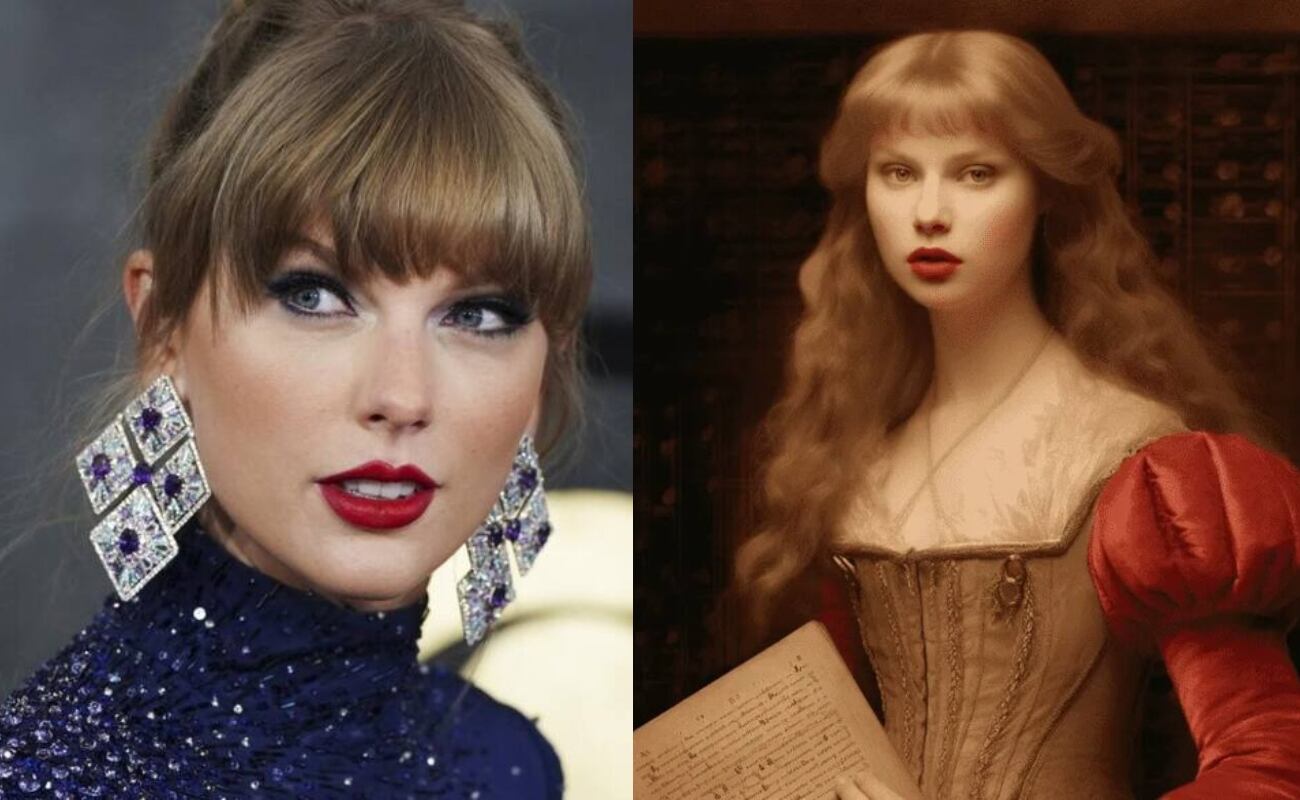 Una IA imagina el retrato de Taylor Swift como si lo hubiera pintado Leonardo da Vinci .