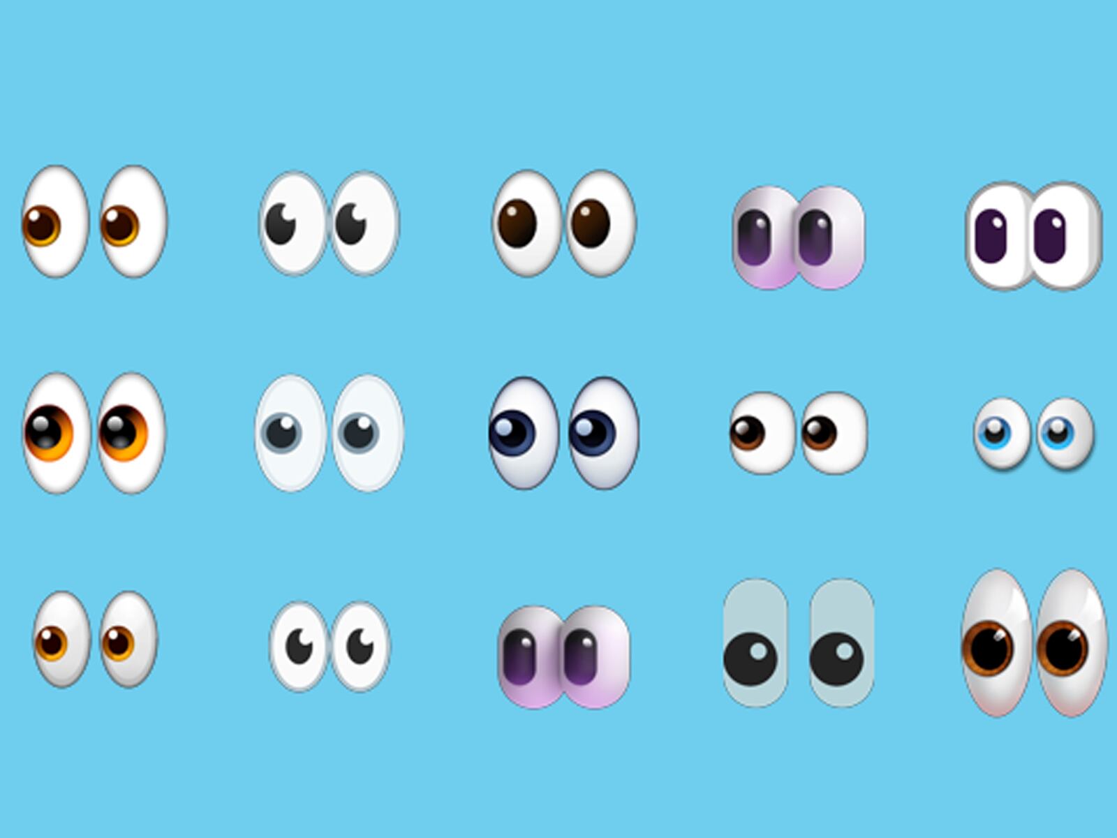 WHATSAPP | Así se ven el emoji de los ojos en diversas plataformas distintas a WhatsApp. ¿Cuál te gusta?