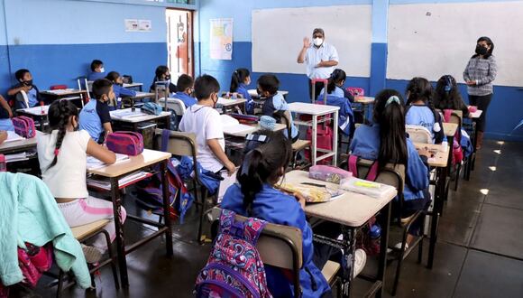 Ministerio de Educación aclara que estudiantes serán matriculados con edad cumplida al 31 de marzo. (Foto: Andina)