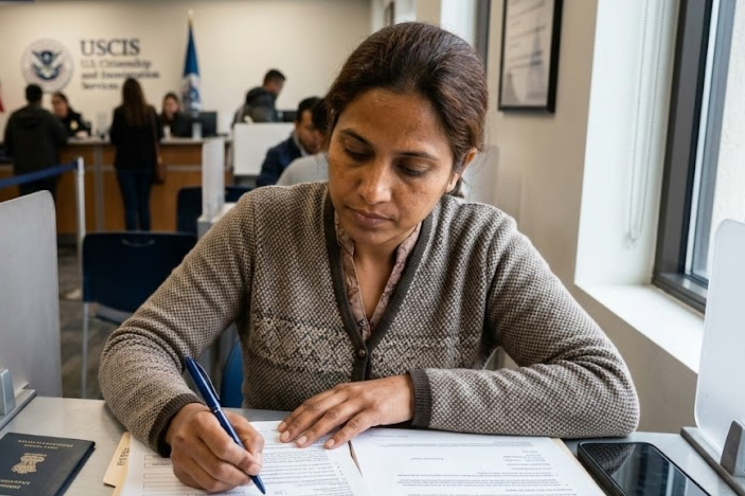 El formulario I-140 es usado por empleadores en EE.UU. para patrocinar a trabajadores extranjeros para la residencia permanente. (Crédito: Imagen referencial creada por El Comercio MAG usando la IA de Gemini)