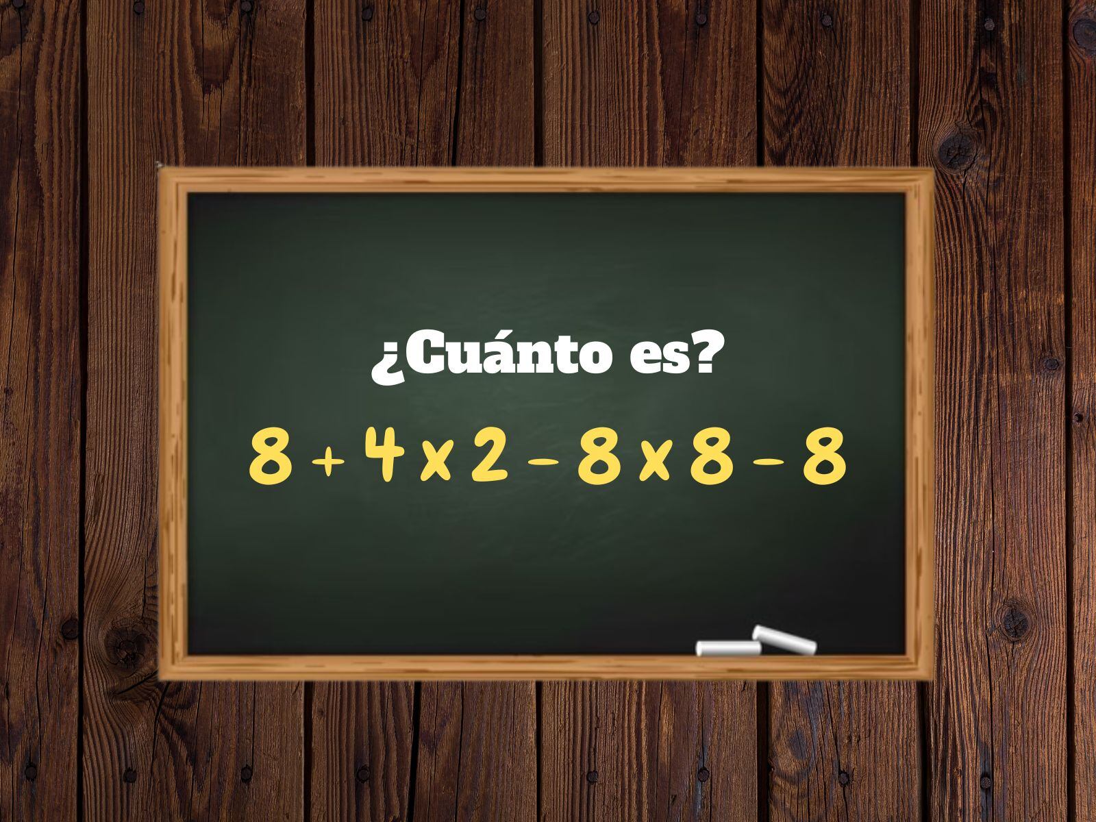 Reto matemático: ¿Serás capaz de acertar con el resultado de este ejercicio? (Creación: Mag)
