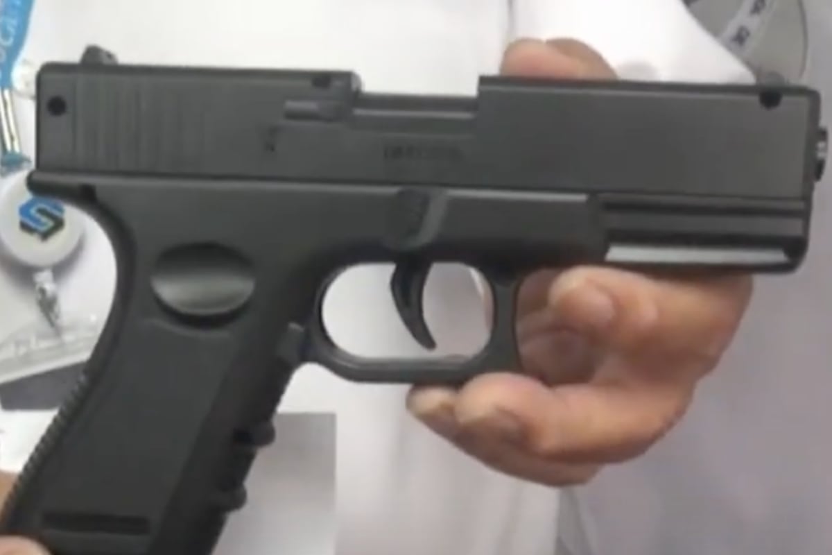 Se conoció que las réplicas incautadas fueron trasladadas a la sede de Sucamec para su custodia. Foto: captura SOL TV