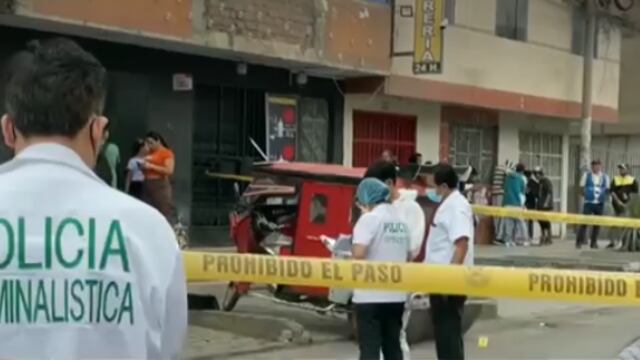 Sicarios matan a tiros a mototaxista en San Juan de Lurigancho