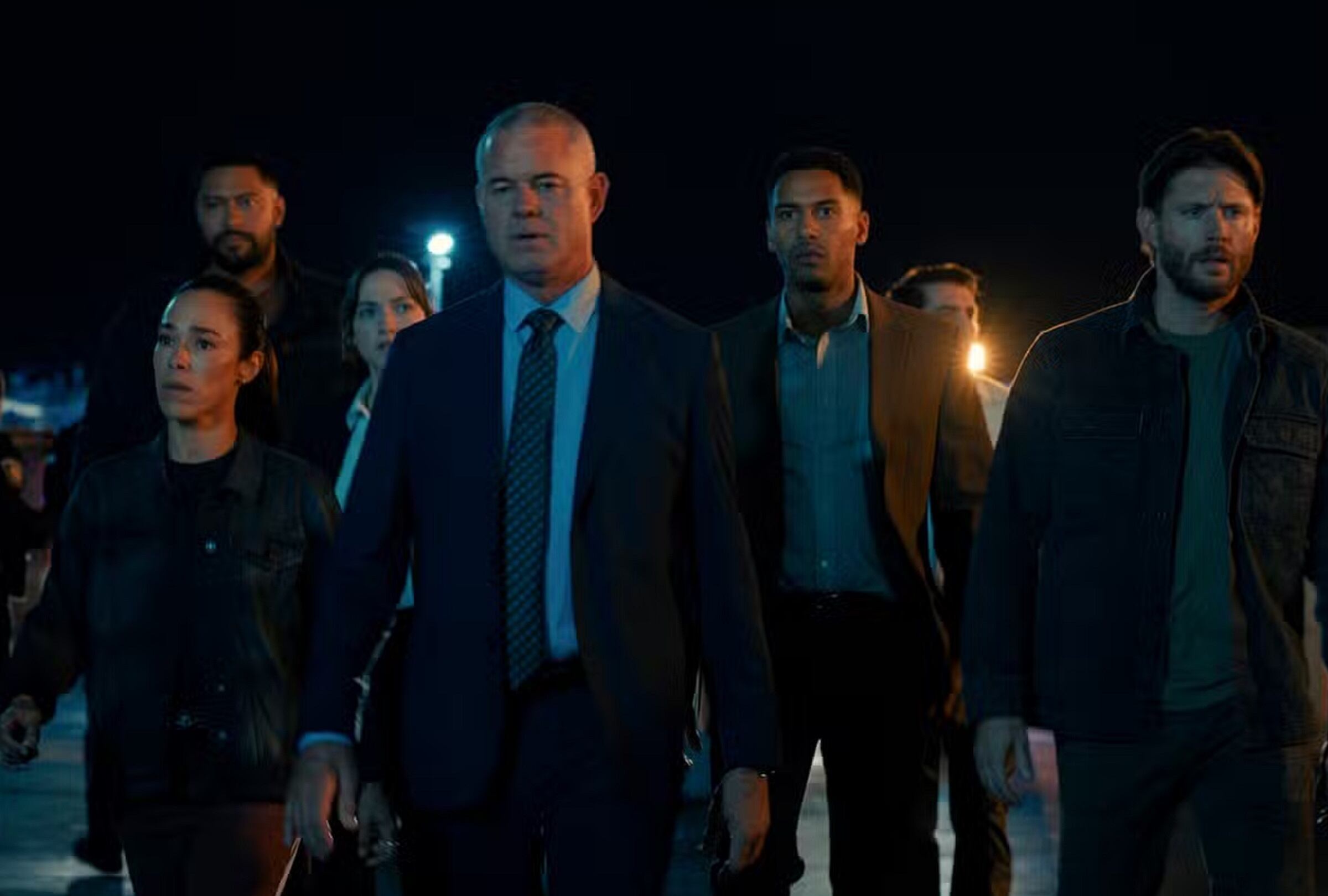 El equipo de Nathan Blythe (Eric Dane) investiga al terrorista Todd, quien amenaza al presidente de Estados Unidos, en la serie "Countdown" (Foto: Amazon Prime Video)