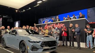 Primer Ford Mustang GT 2024 se vendió en US$ 565.000 para combatir la diabetes