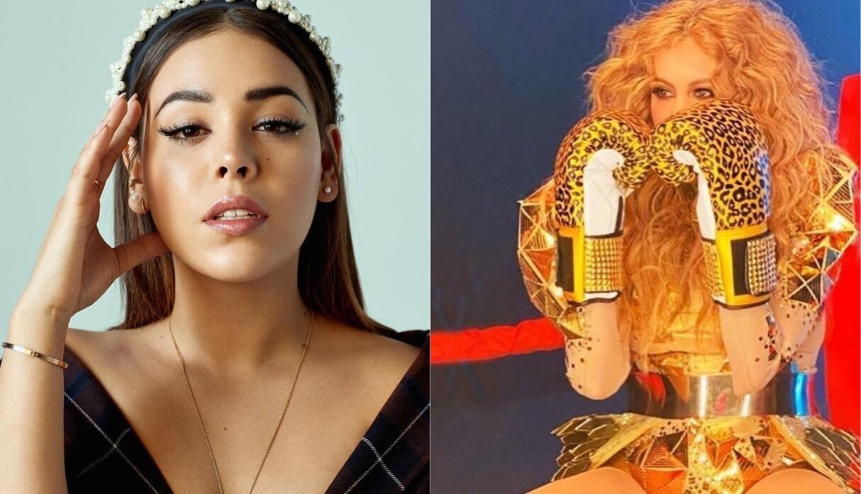 Danna Paola fue atacada en redes por supuesta burla que hizo en contra de su colega Paulina Rubio. (Foto: Instagram)