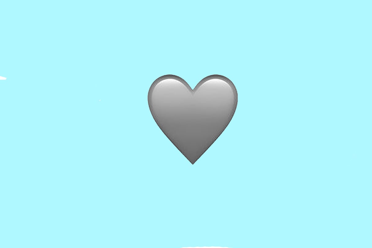 ¿Alguna vez te has preguntado qué es lo que significa el corazón gris en WhatsApp? Aquí te lo contamos. (Foto: Emojipedia)