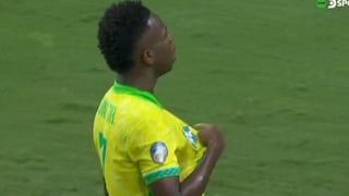 Brasil vs. Paraguay: Vinícius Jr anota el 1-0 con gran jugada personal | VIDEO