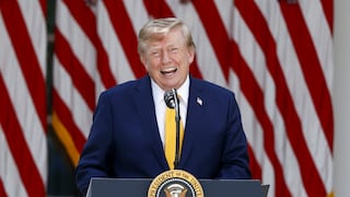 Trump dice que sondeos muestran que es “seis veces más popular” que Lincoln o Washington