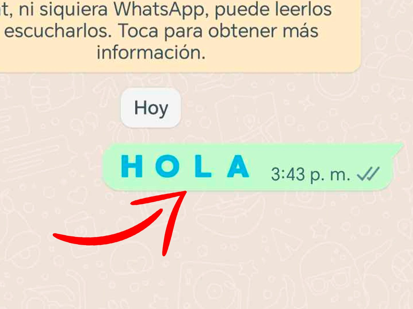 WHATSAPP | Así se verás las letras celestes en tus conversaciones de WhatsApp. Aquí te enseño cómo cambiarlas. (Foto: MAG - Rommel Yupanqui)