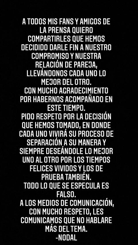 Christian Nodal anunció que terminó su relación con Belinda (Foto: Christian Nodal/ Instagram)