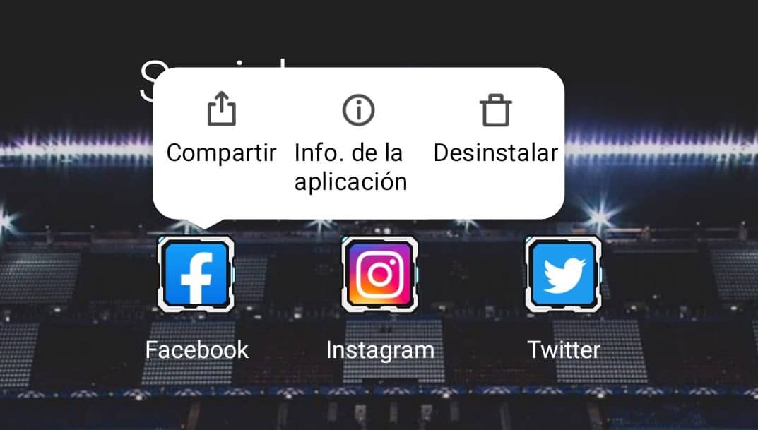 Facebook no tiene atajos en Android. Foto: Mag El Comercio