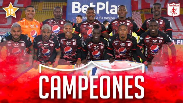 América de Cali, del peruano Aldaír Rodríguez, se coronó bicampeón del fútbol colombiano