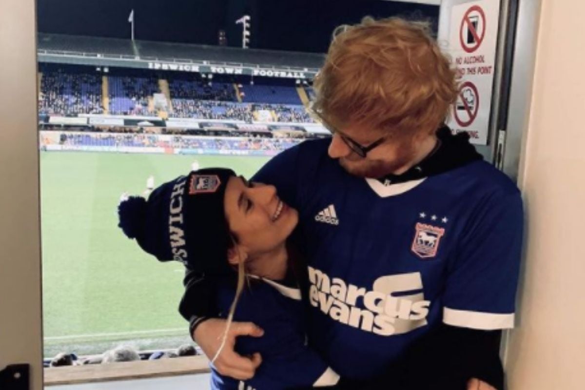 A la pareja le gusta ver partidos de baseball (Foto: Ed Sheeran / Instagram)