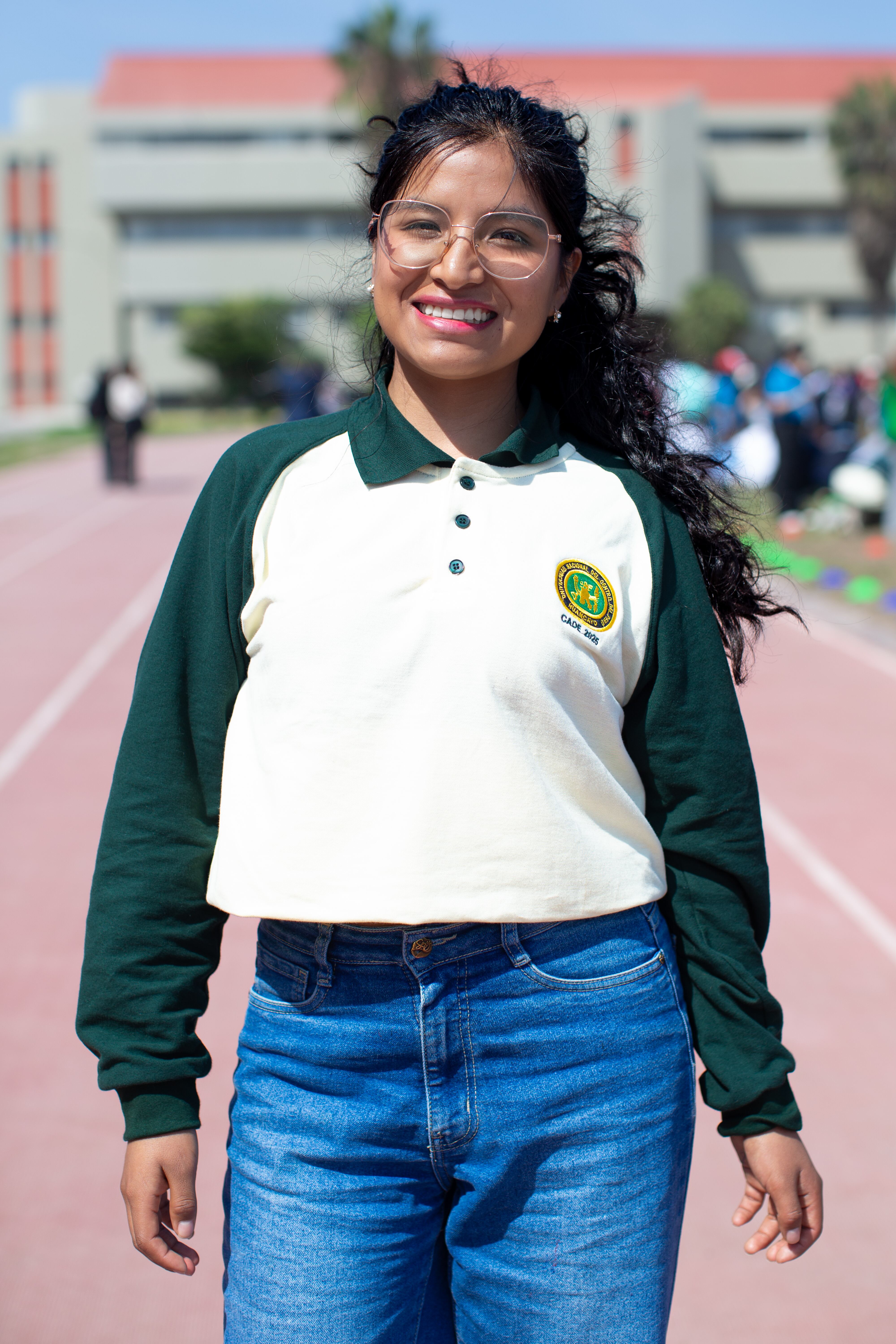 Julissa Flor, estudiante de Ingeniería Eléctrica de la Universidad Nacional del Centro del Perú, en Huancayo.