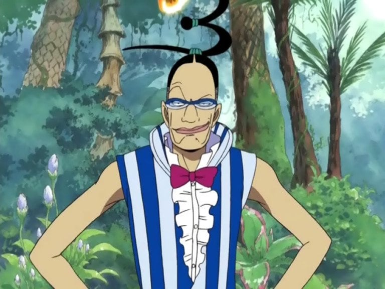 Él es Mr. 3, uno de los empleados de Crocodile en "One Piece".