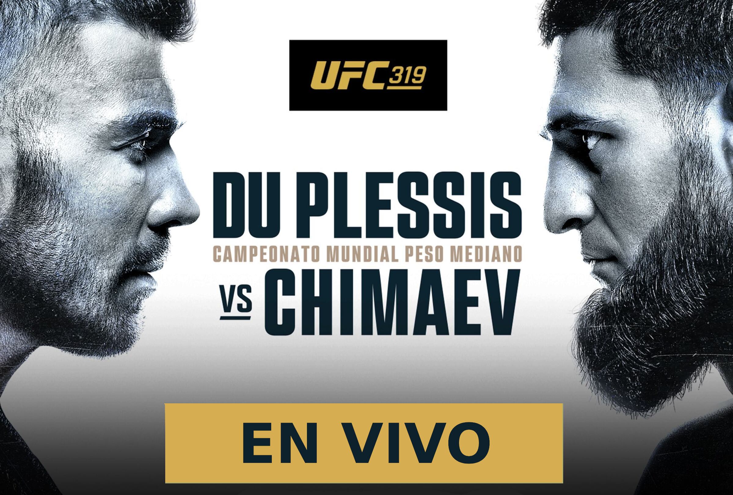 CHICAGO, ILLINOIS (EE.UU.), 16/08/2025.- Du Plessis y Chimaev se enfrentarán en vivo y en directo por la pelea estelar del UFC 319 este sábado 16 de agosto por el título de la división peso mediano. Foto de UFC.com