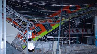 El momento exacto en el que se desploma la estructura del metro de Ciudad de México [VIDEO]