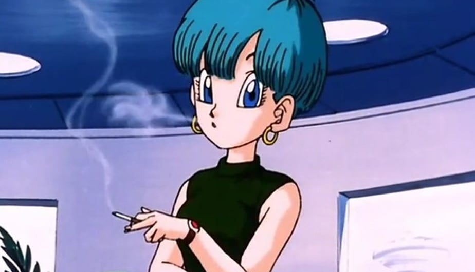 Bulma fumando en la famosa franquicia animada (Foto: Toei Animation)