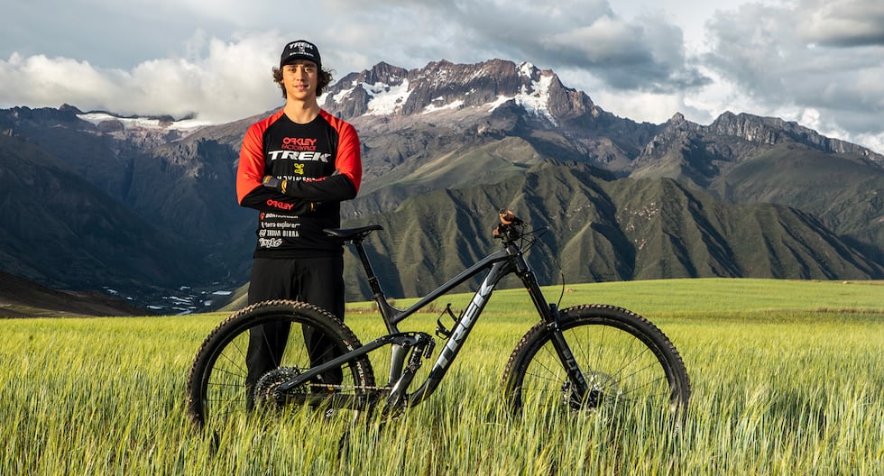 Lucio Vellutino (18) se especializa en downhill y forma parte de la selección peruana de ciclismo. Vive entre Lima y Cusco, según su plan de competencia.