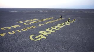 Greenpeace en las líneas de Nasca: así prepararon su protesta