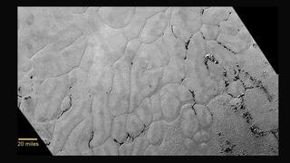 Hallan misteriosas llanuras heladas en la superficie de Plutón