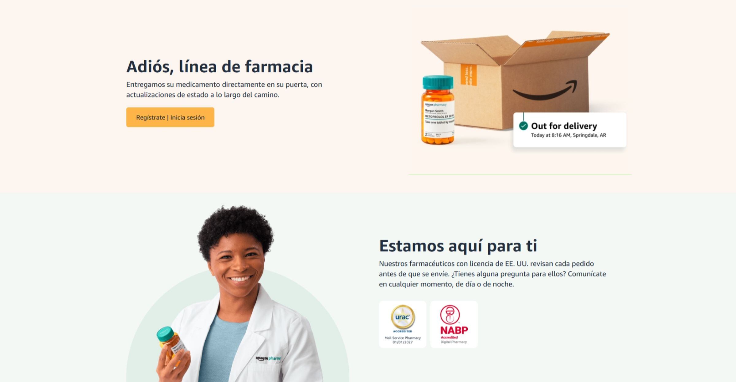 Amazon ofrece servicio de entrega a domicilio (Foto Amazon)