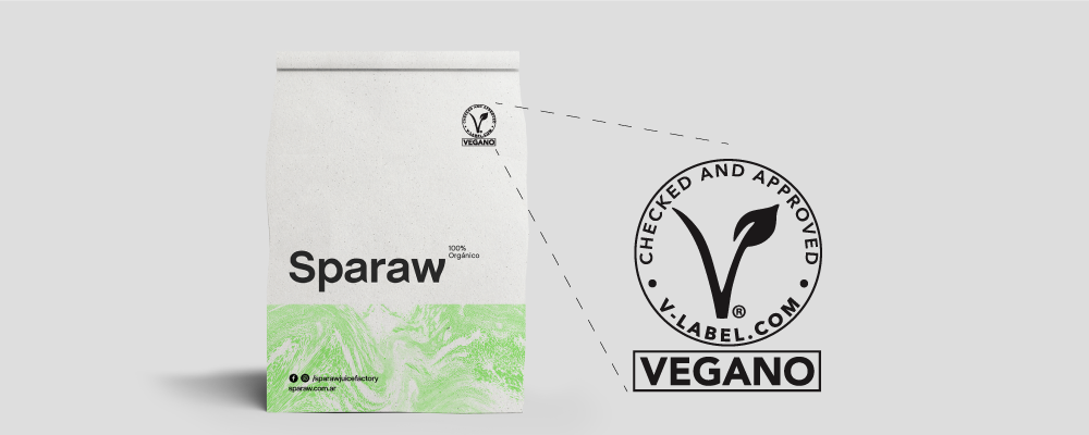 Debido al continuo crecimiento y expansión de V-Label fuera de los mercados europeos, la empresa decidió darles una nueva imagen a sus etiquetas, aunque de forma muy sutil. "Aspiramos a un mundo en el que los productos veganos y vegetarianos estén por todos lados, sean populares y fácilmente reconocibles", comenta el fundador de V-Label, Renato Pichler.