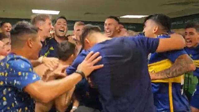 Boca Juniors y su alocada celebración tras pasar a la final de la Copa Libertadores | VIDEO