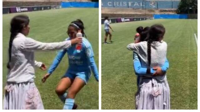 Liga Femenina: la tierna celebración de futbolista de Sporting Cristal con su madre | VIDEO