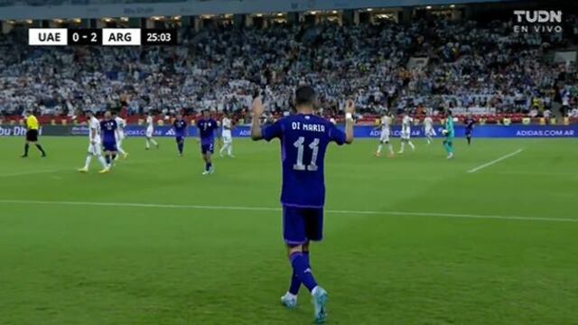 Golazo, ‘Fideo’: el tremendo remate de Di María para el 2-0 de Argentina en amistoso | VIDEO