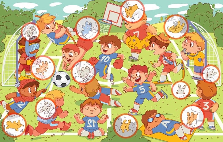 RETO VISUAL | Solo los más atentos logran dar con todos los conejos en 30 segundos. | brightside