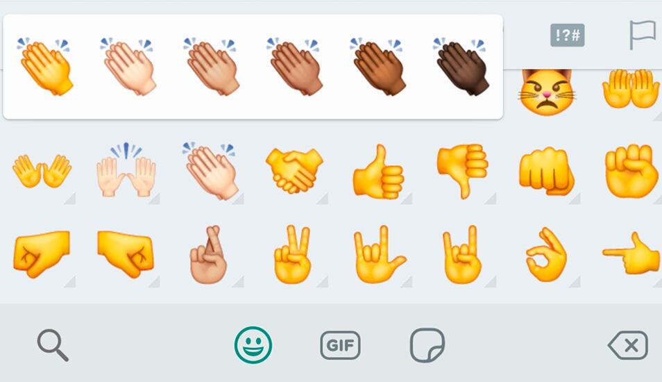 Muchos han estado equivocados. Esto es lo que significa el emoji de WhatsApp que muchos aseguran es un rezo. (Foto: WhatsApp)
