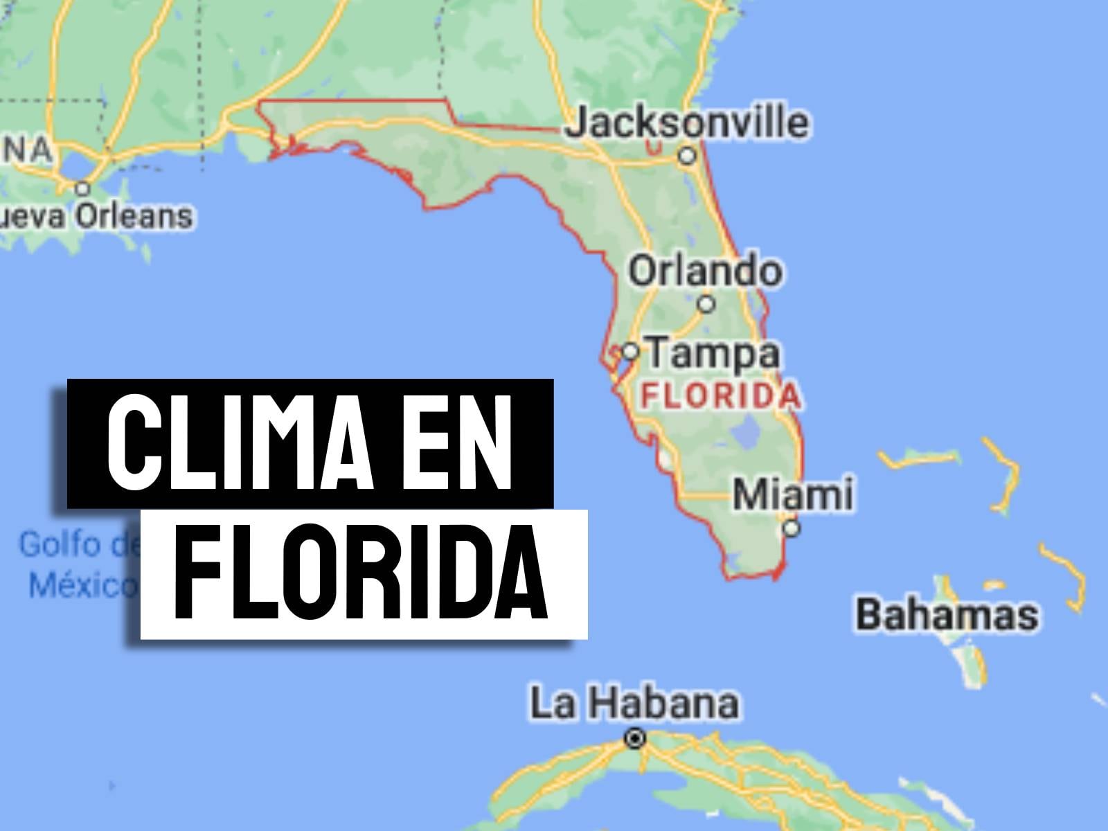 Condiciones actuales del clima en las ciudades de Florida (Foto: Audiencias GEC)