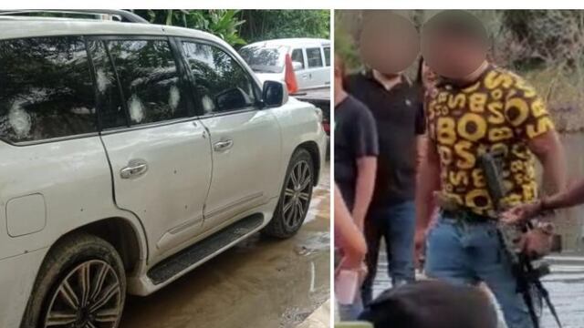 Empresario es dueño de camioneta Lexus que recibió 42 balazos en lujosa fiesta en Puerto Colombia